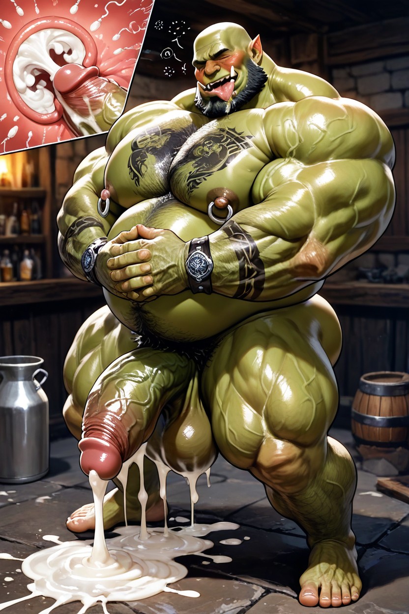 Fucked By Orc, Fucked By Orc, Belly Bulge AI Gay Porn