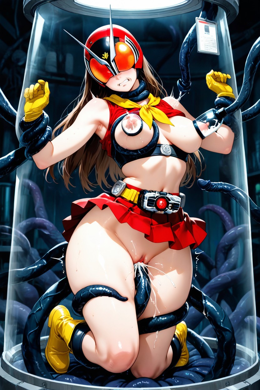Exposed Pussy, Angry, Largo Hentai IA