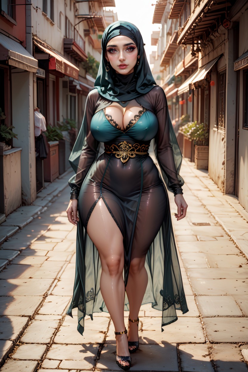 Perfect Tall Body, Long Eyelashes, Blushing AI Porn