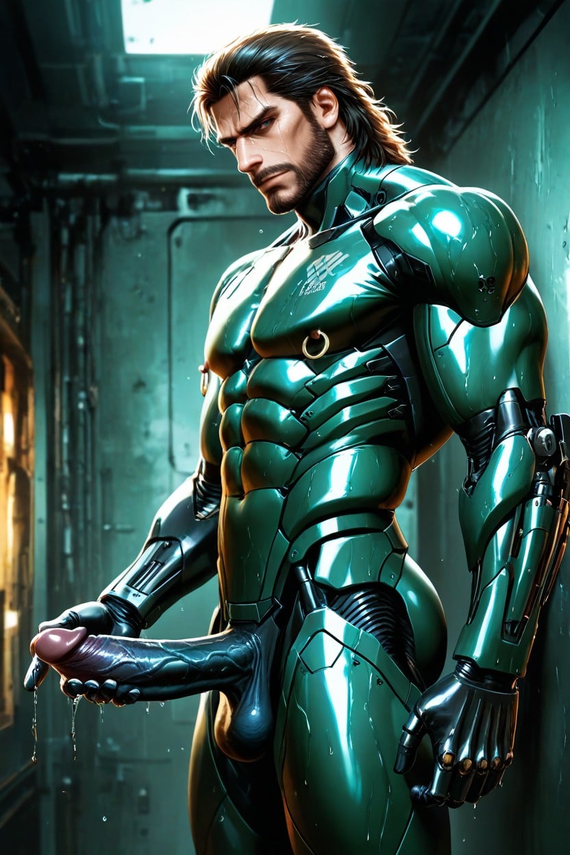 Three Quarter Viewer, Hr Giger, Ribcage Outlined By Organic Ridges AI Gay Porn