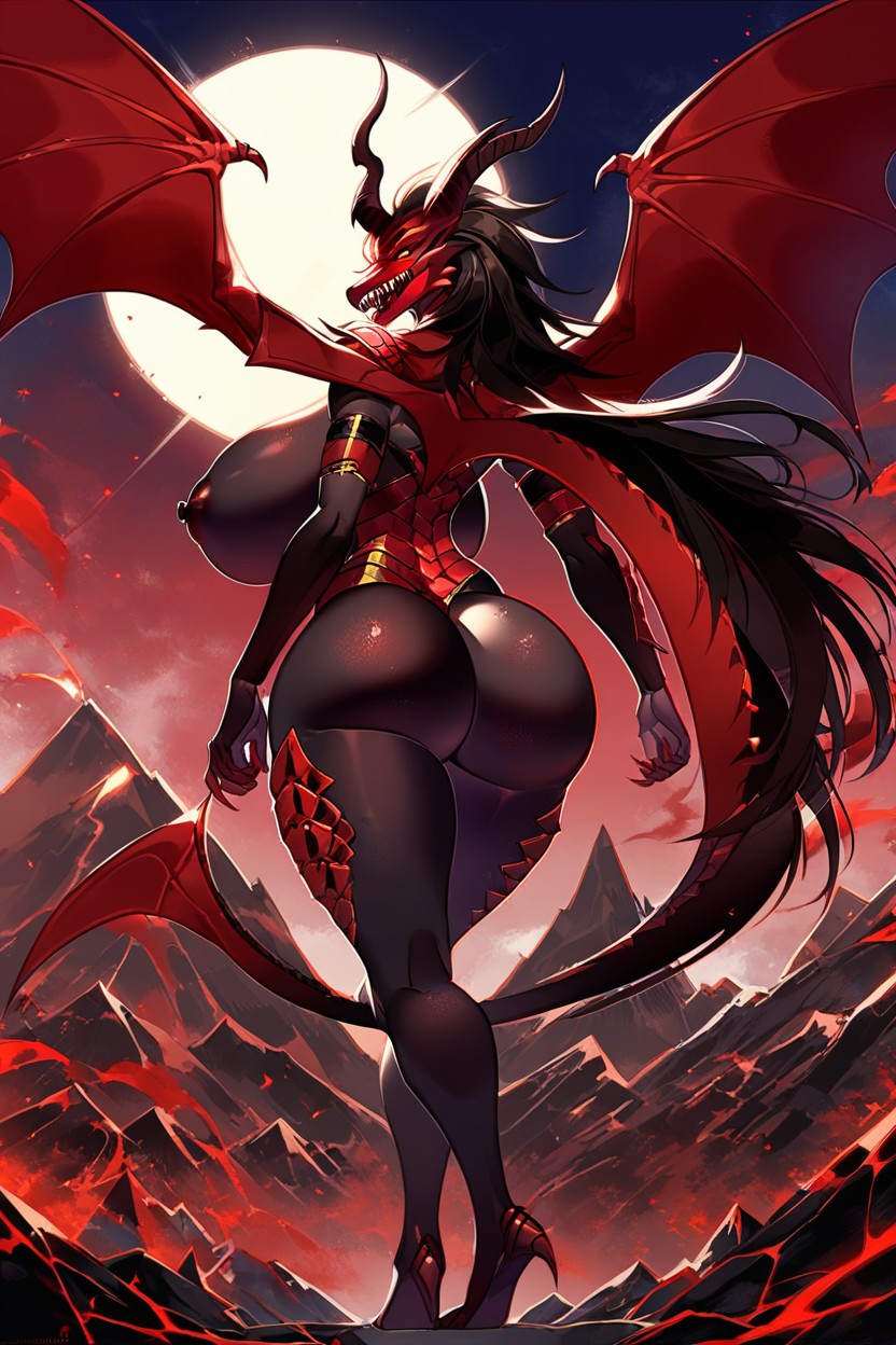 Vampire, Voluptuous, Armor Furry AI Porn