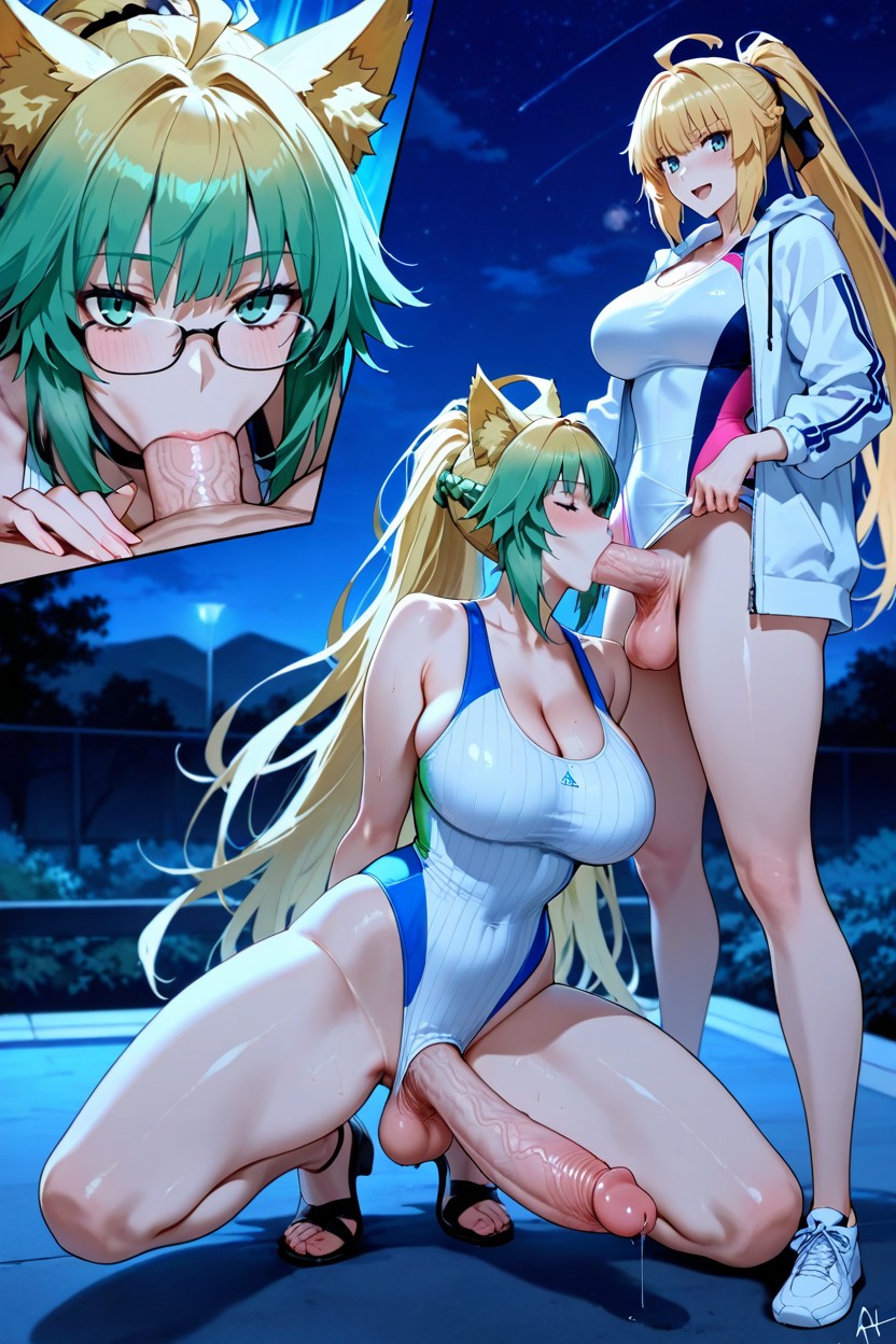 2 People, Deepthroat, Duo Hentai AI Porn