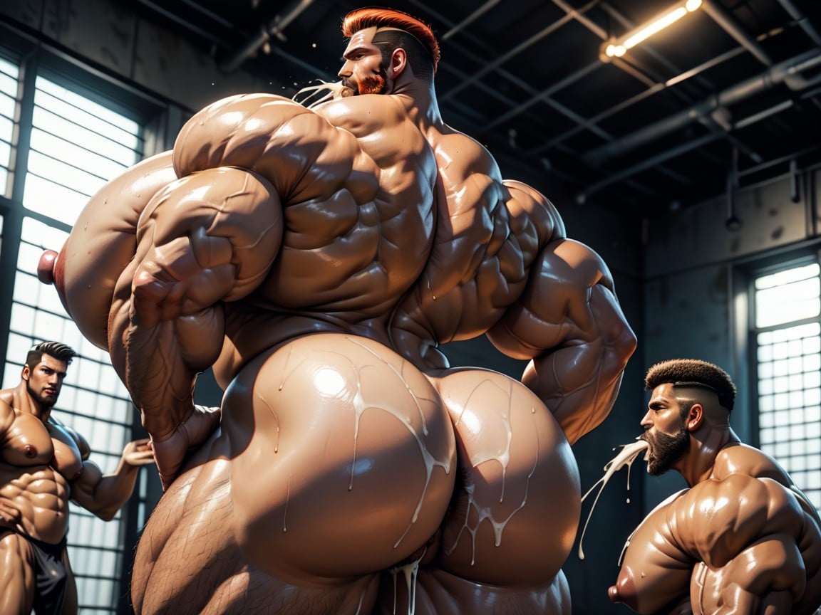 Breast Expansion, Sweaty, Hyper Bulky AI Porn