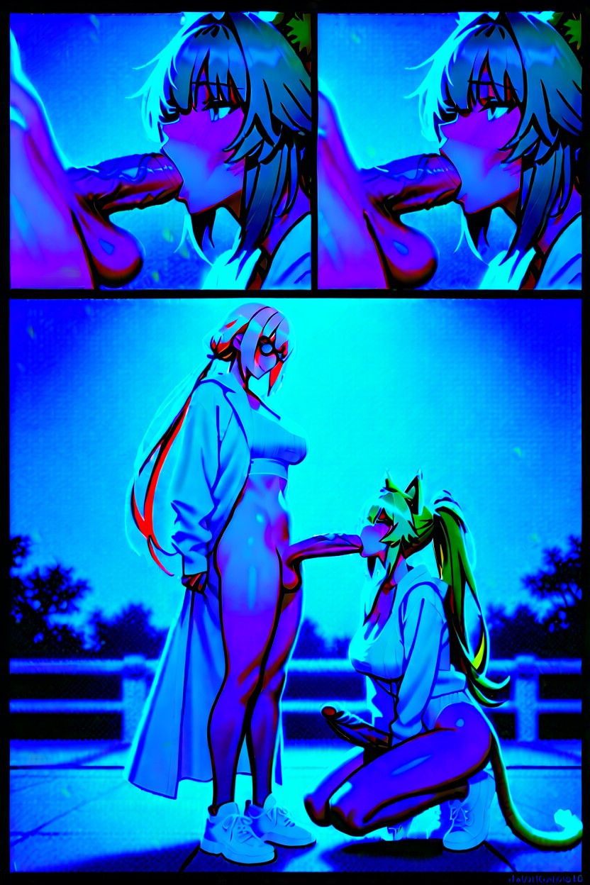 Cuerpo Completo, Night, 25+ Hentai IA