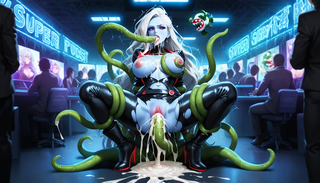 Spilling Cum, Cum On Body, Serrer Les Seins Porno IA Hentai