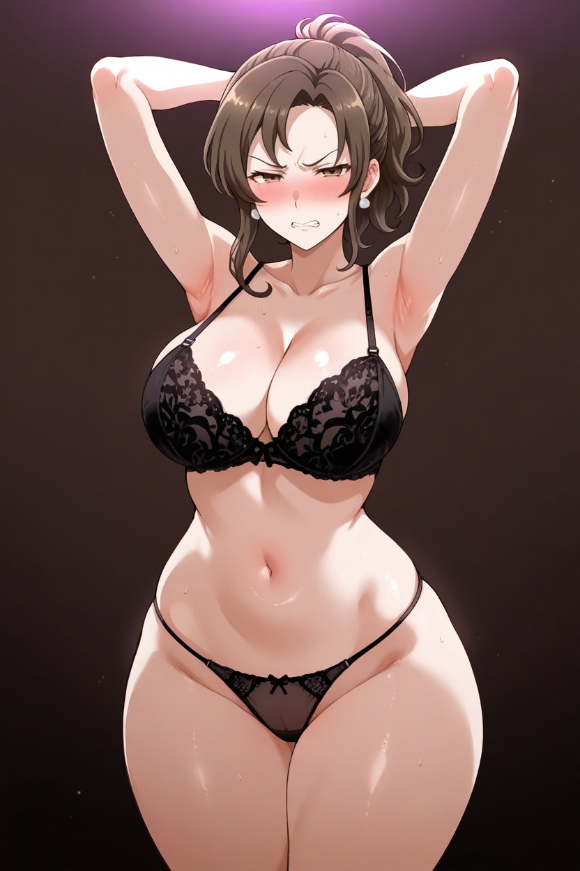 High Resolution, Sexy Posing, Narrowed Eyes Hentai IA