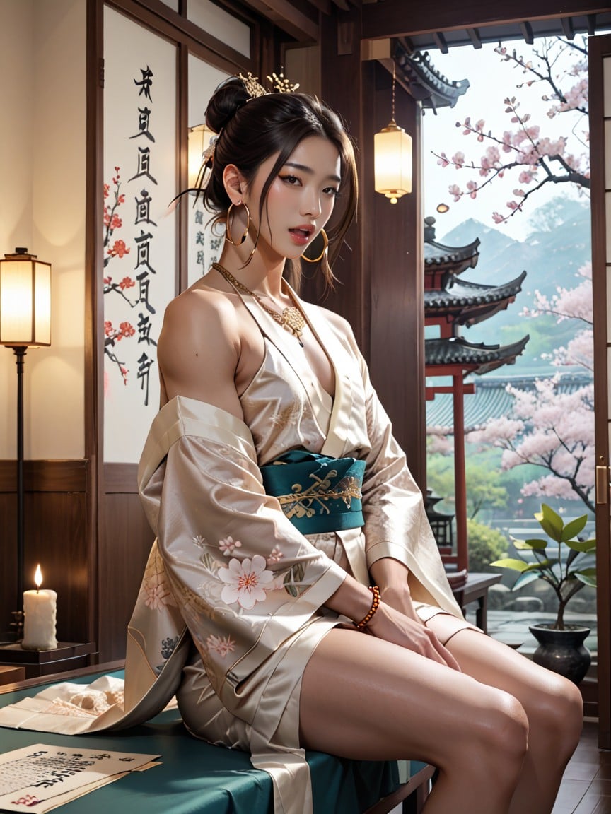 Chinese Massage Parlor, Night, Femboytwink AI Gay Porn