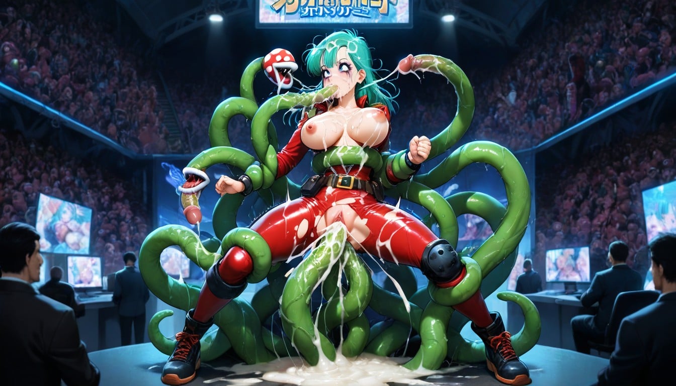 Squirting, Tentacle Wrapped Around Body, Powerful Thrust Hentai AI Porn
