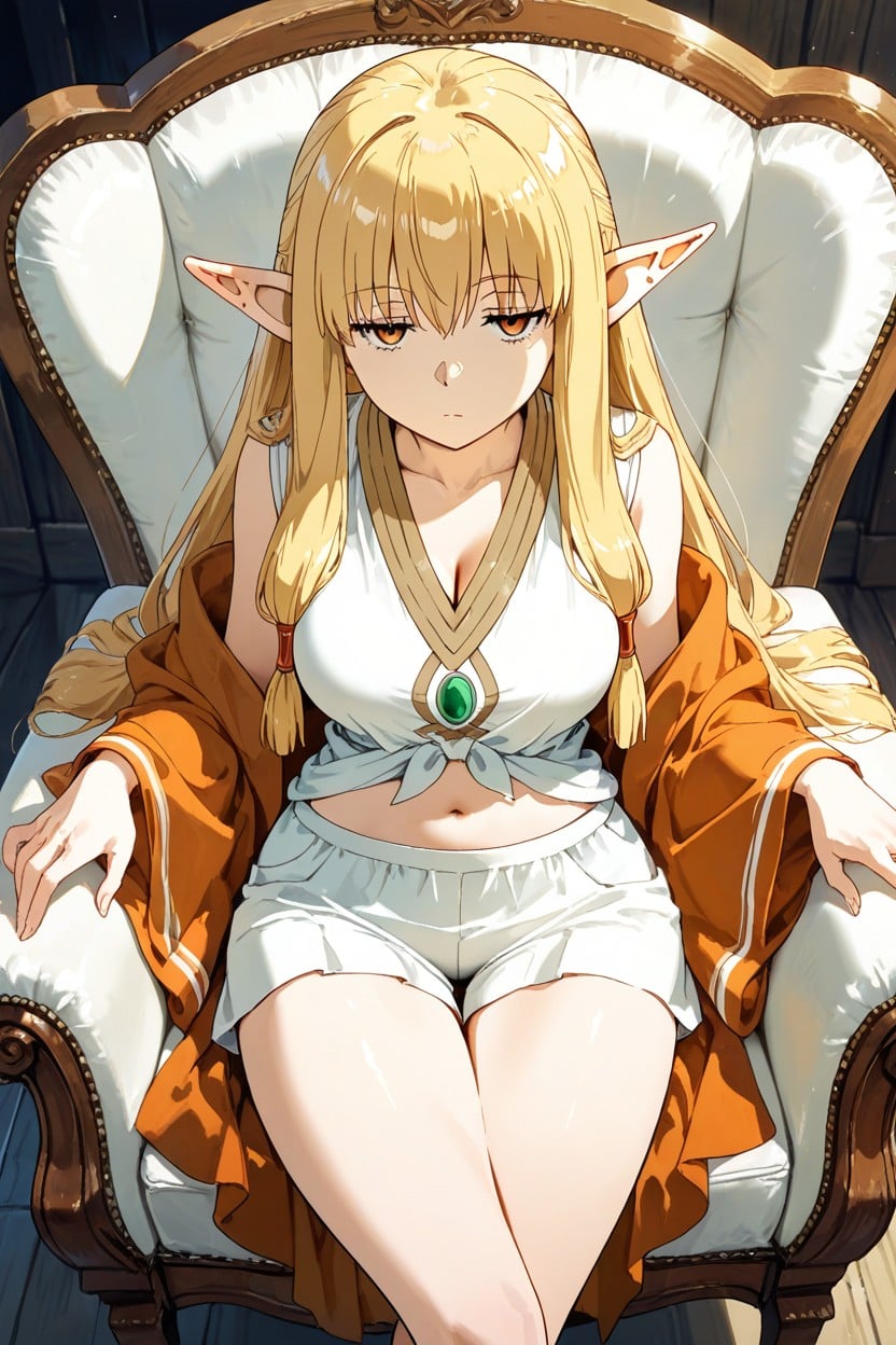 Jitome, Cream Colored Clothes, Barefoot Hentai AI Porn