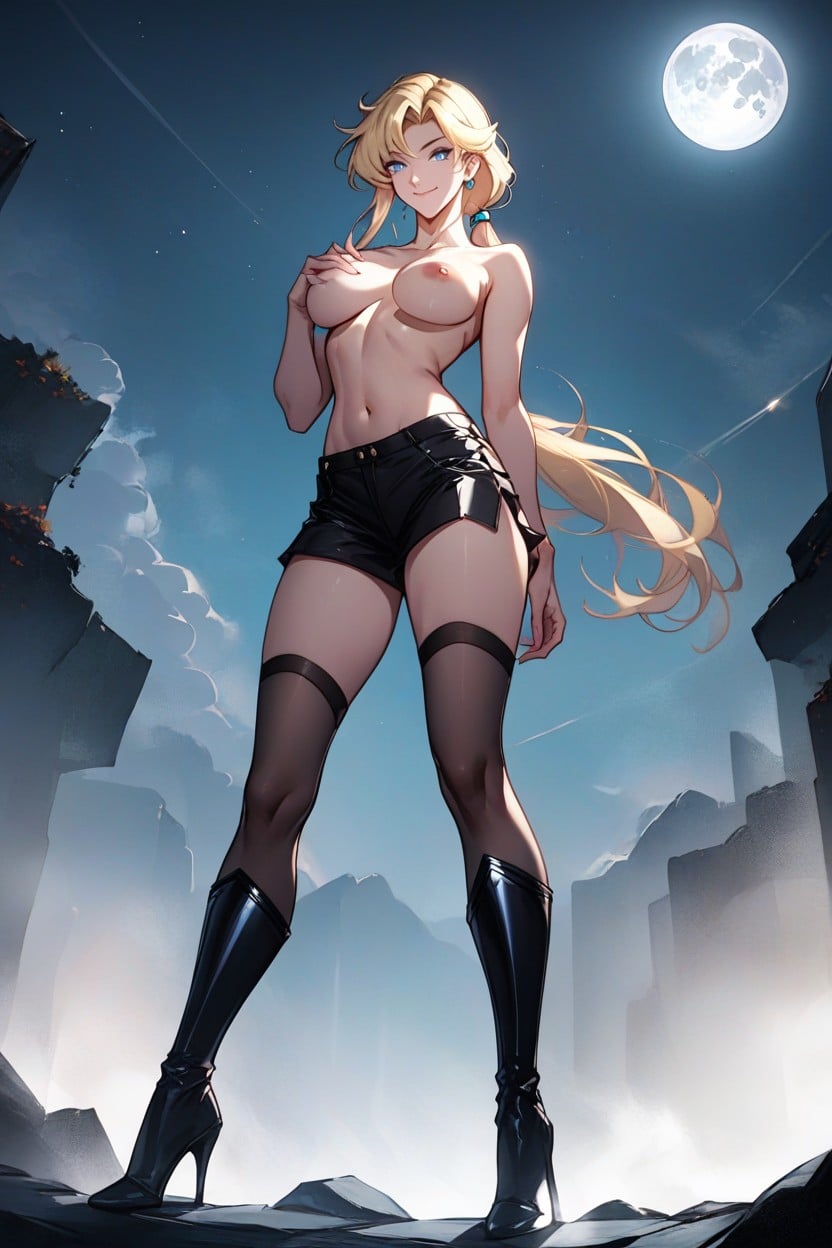 25+, Sweet Smile, Standing AI Porn