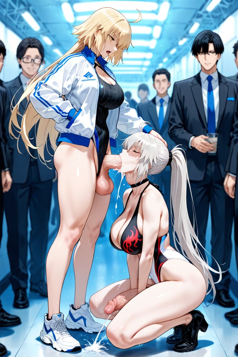 Huge Penis, Futanari Lesbian Sex, 25+ Hentai AI Porn