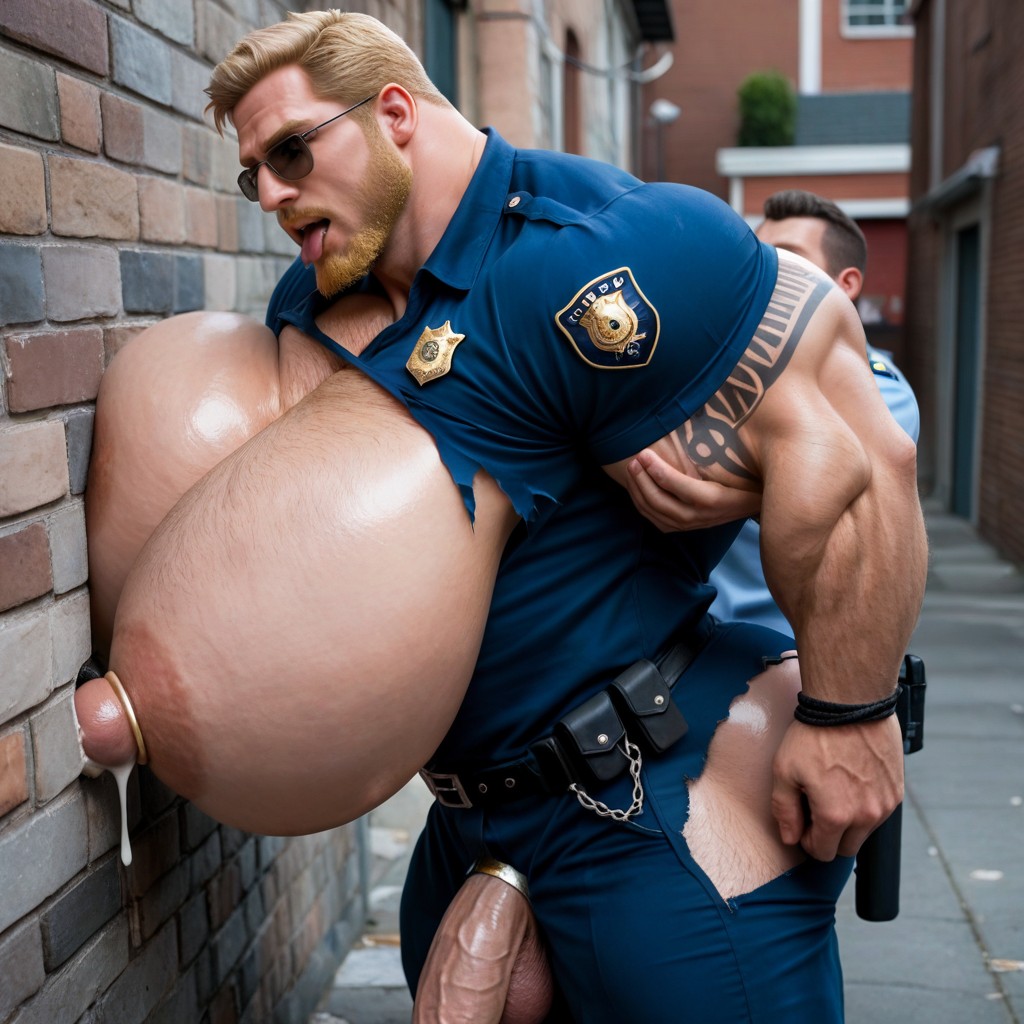 Big Nipples, Suck, Sunglasses AI Gay Porn