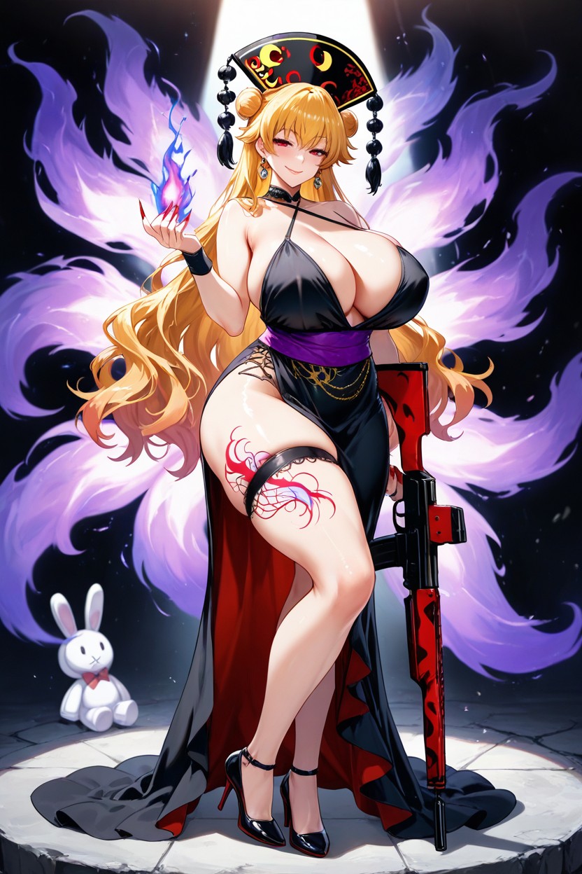 Dress, Black Hat, Arx Hentai IA
