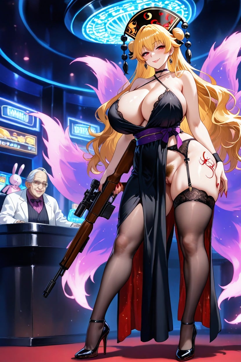 Red Eyes, Arx, Black Shoes Hentai AI Porn
