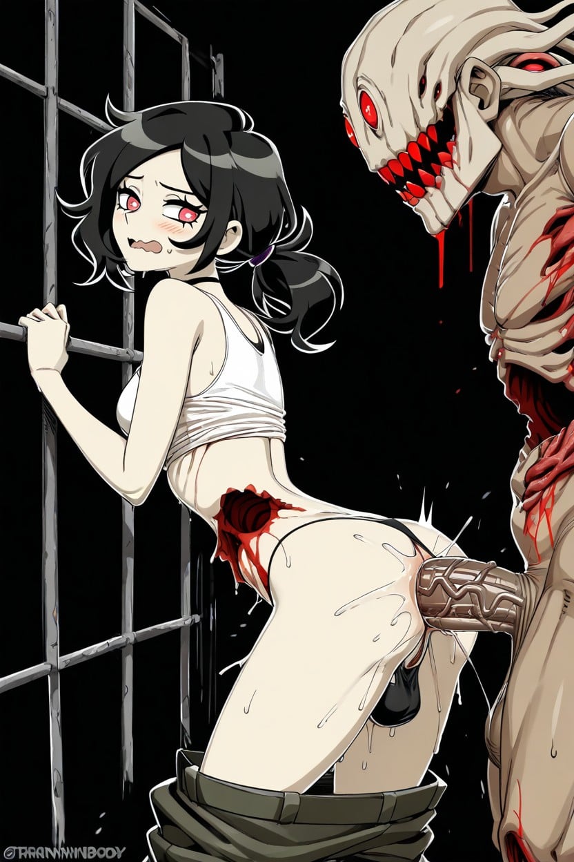 Exposed Flesh, Neighborhood, Horror Sex Hentai AI Porn