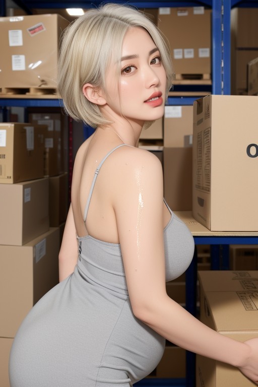 Shy, Very Huge Gigantic Breasts, Sweet 아시아 AI 포르노