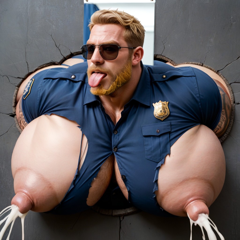 Suckle, Hyper Bulky, Male Only AI Gay Porn