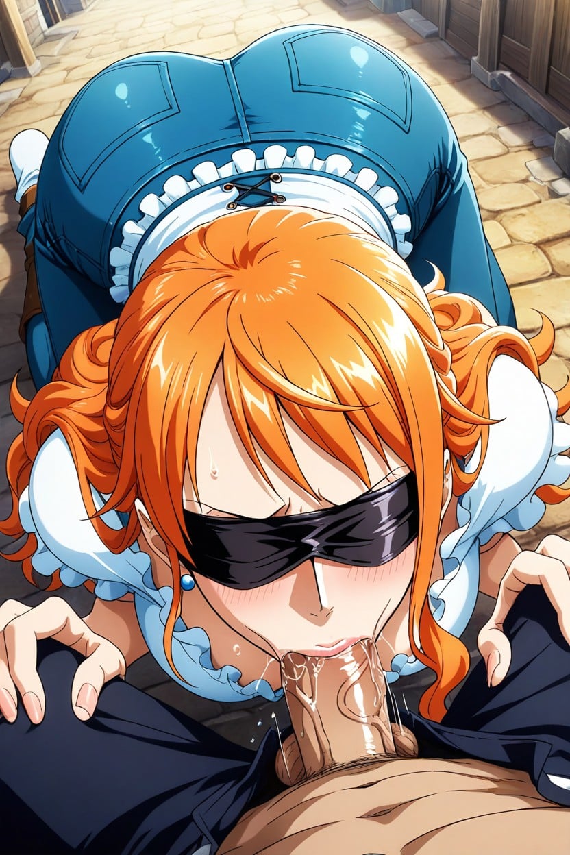 Anime Screencap, Mouth Agape, Blindfold Hentai AI Porn