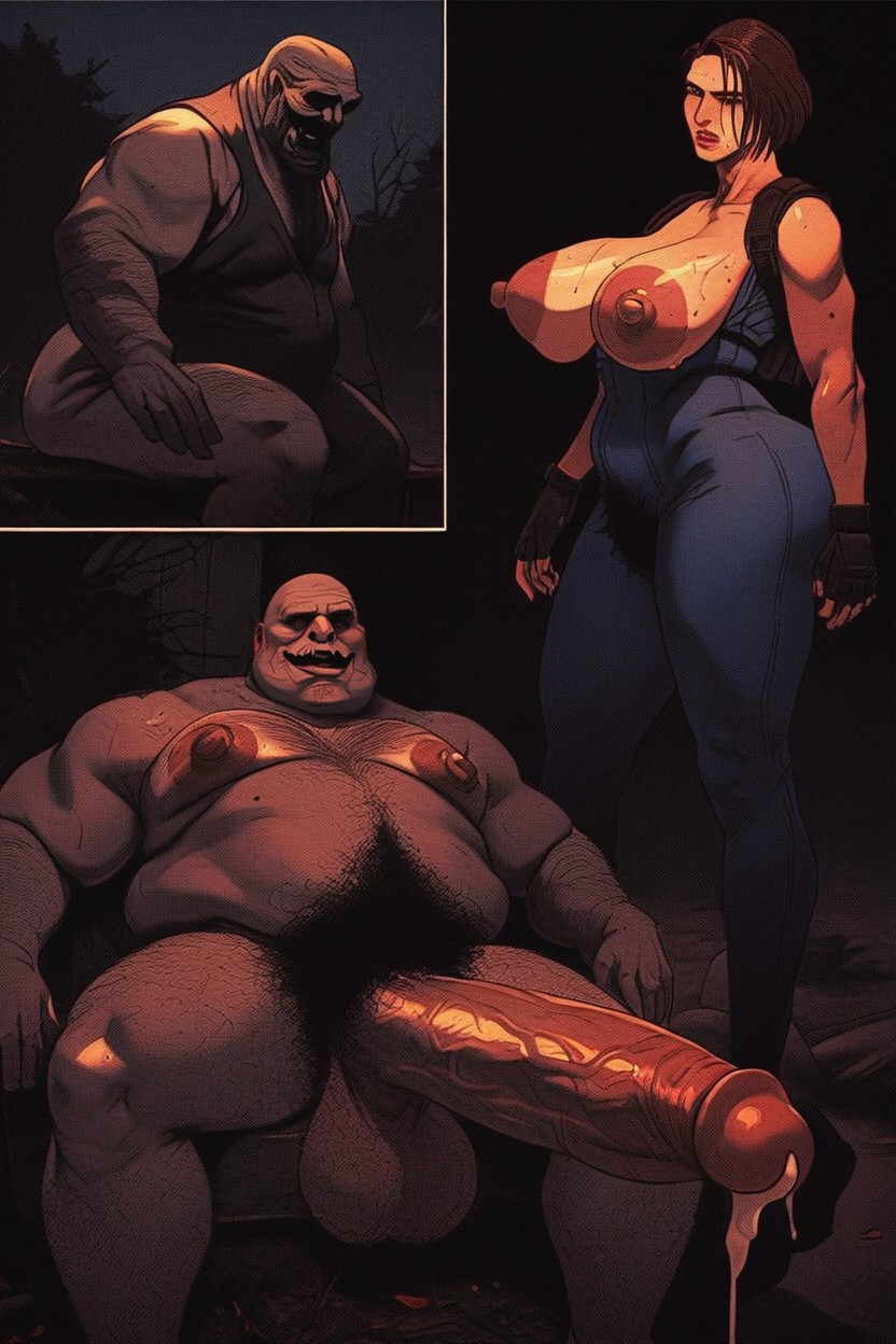 Surprised By Size Of Penis, Bigger Man, Taller Man AI Porn