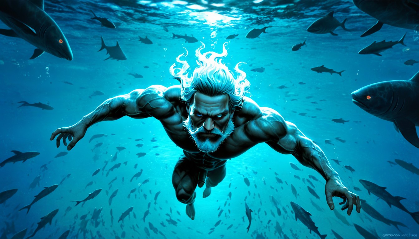 25+, Partially Obscured By An Octopus, Art Deco Inspired AI Gay Porn
