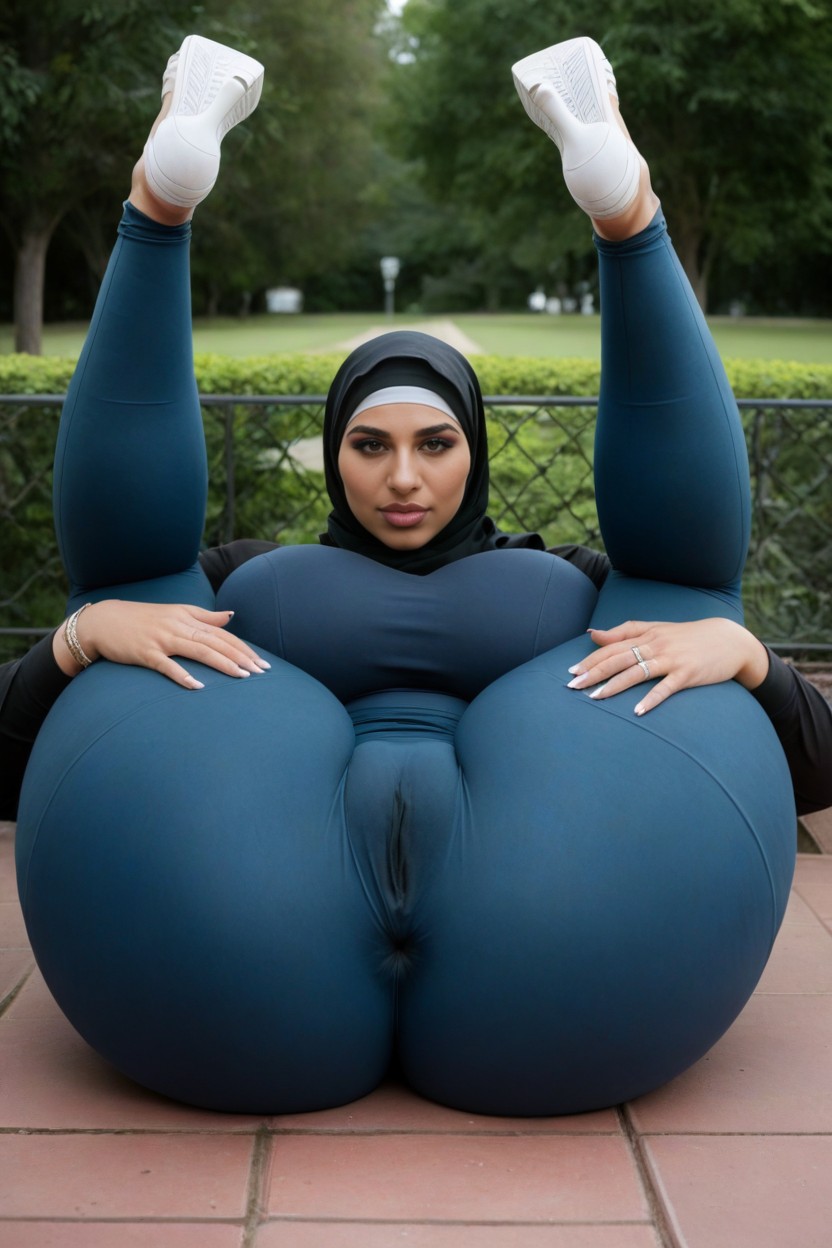 18+, Super Wide Hips, Looking At Viewer AI Porn