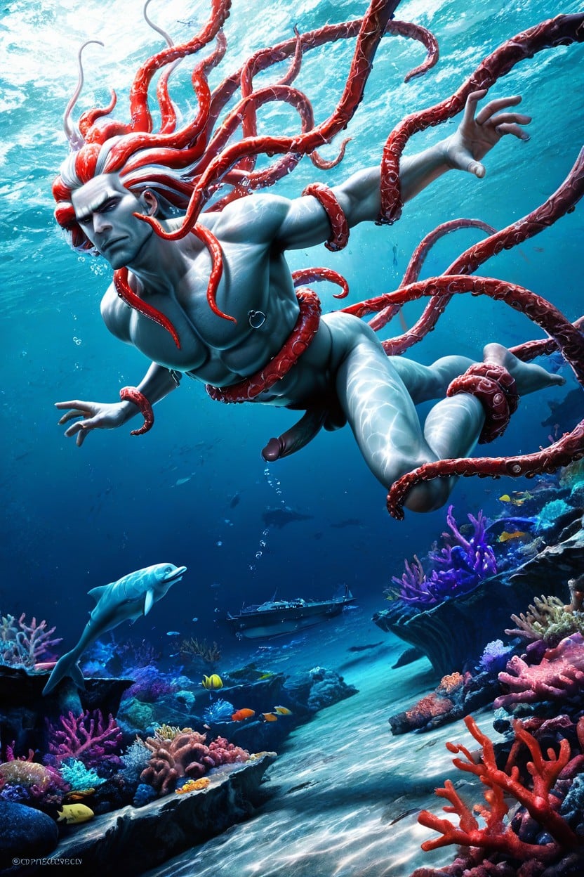 Sharks, Eels, Erect Penis AI Gay Porn