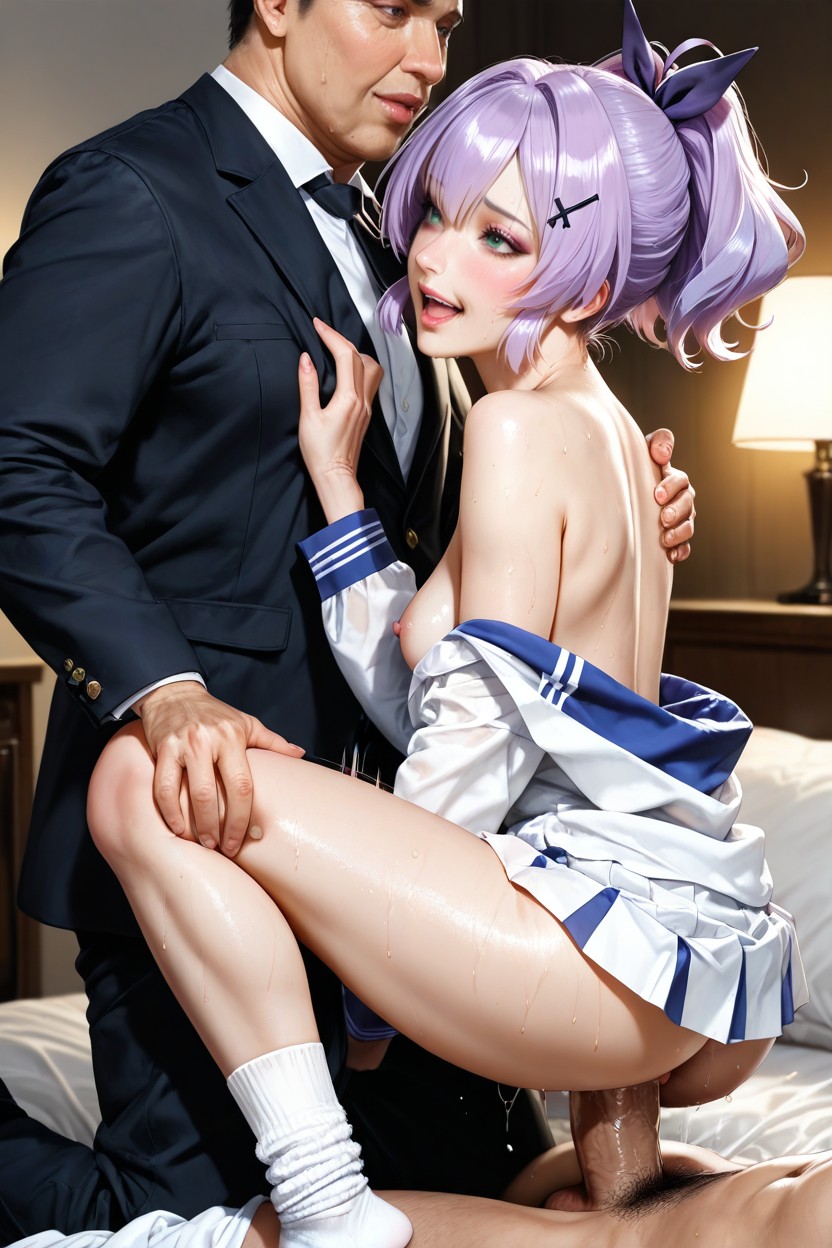 Penetration, Mouth Wide Open, Sweaty Hentai AI Porn