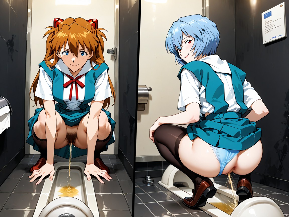 Bust Shot, Study Bathroom, Perfect Hands Hentai AI Porn