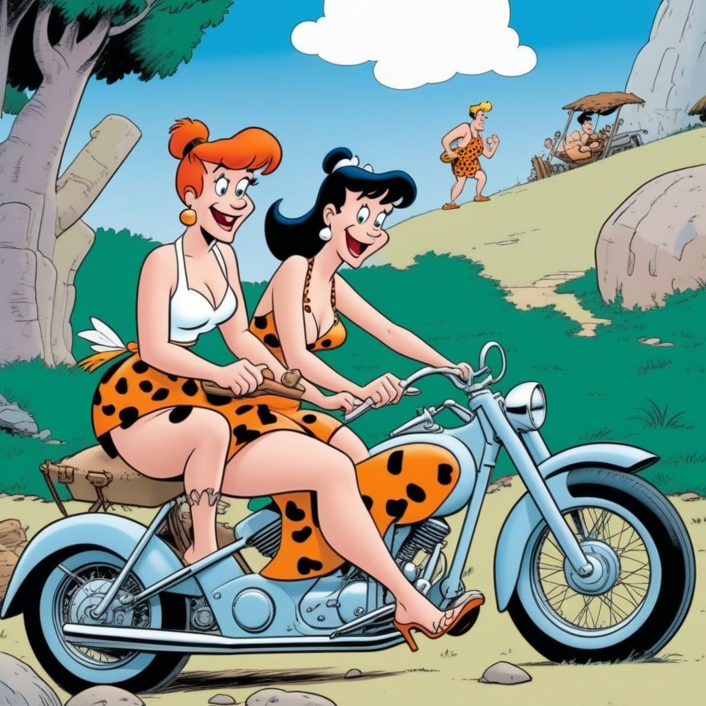 Comic About The Flintstones, Classic The Flintstones Comic, Create The Flintstones Comic Porno IA