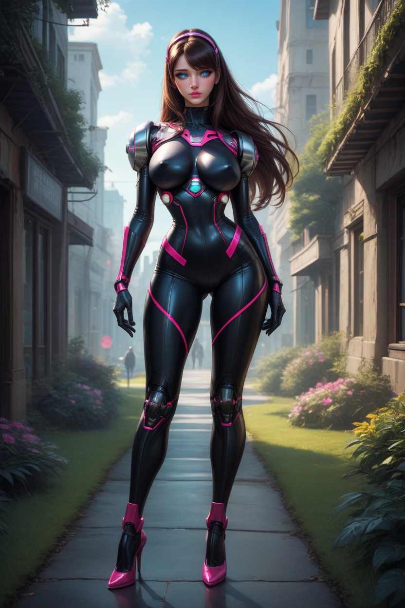 Outdoors, Cyber Armor, Hinata Waist AI Porn