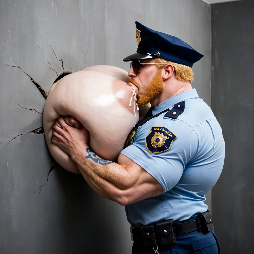 Through Wall, Suckle, Gay Porn AI Gay Porn