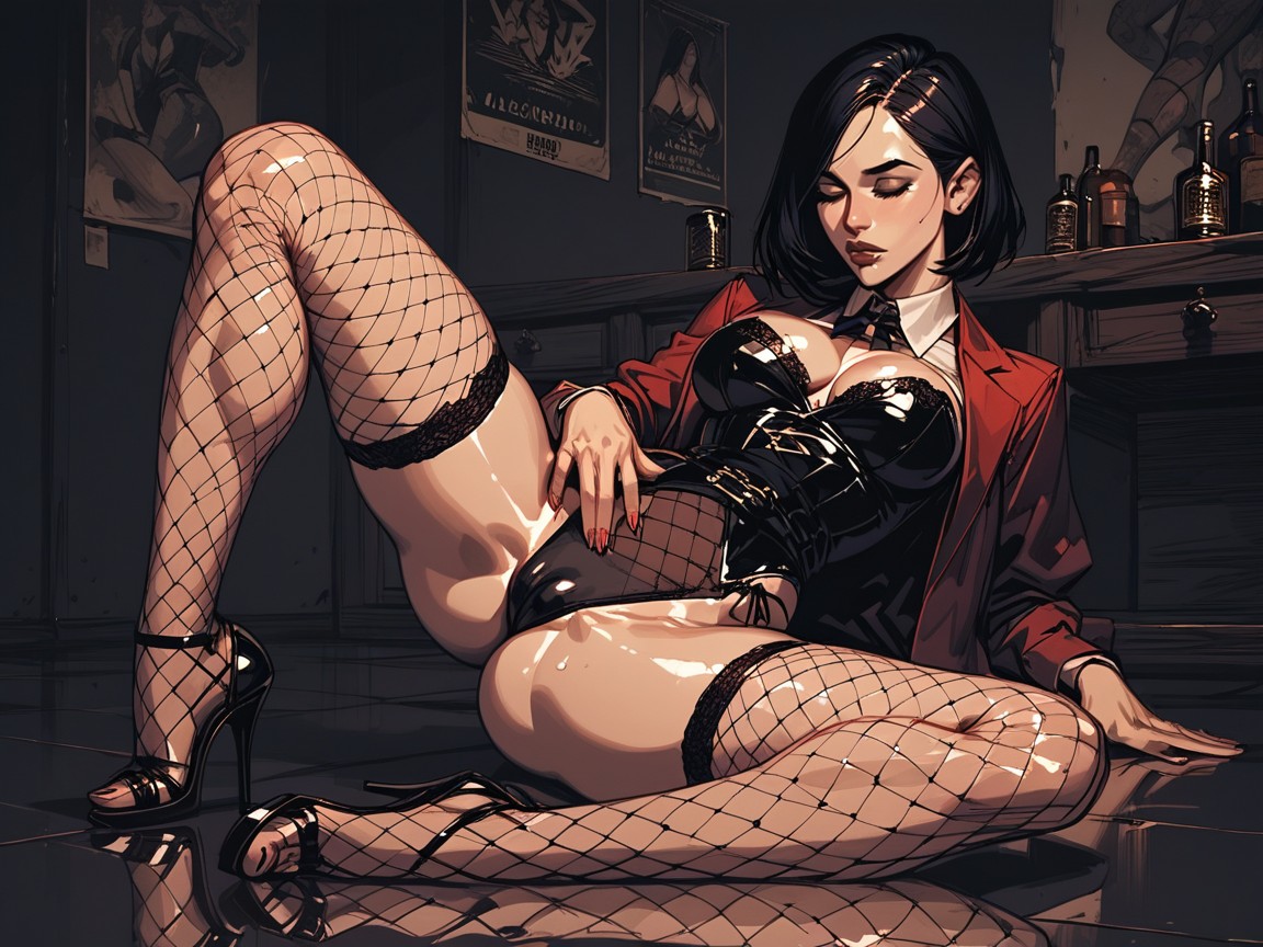 Showing Neckline, Collapsed Onto The Floor, 18+ Hentai IA
