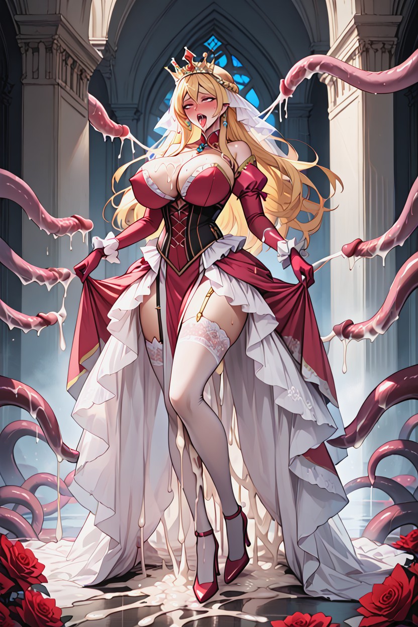 Motion Line, Cuerpo Completo, Femenino Hentai IA