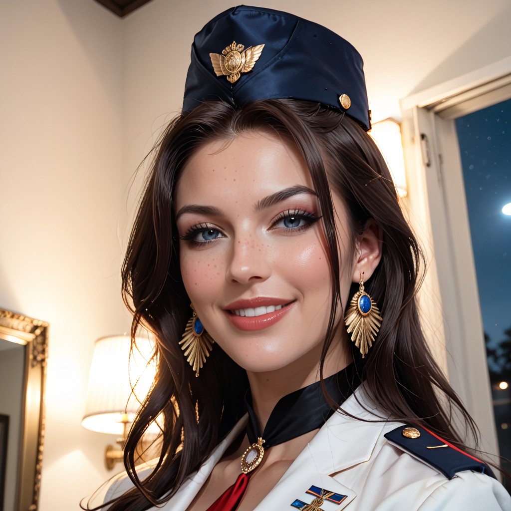 Penthouse, Portrait View, French AI Porn