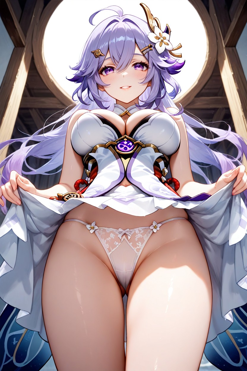 Underwear, Large Breasts, Sleeveless Hentai AI Porn