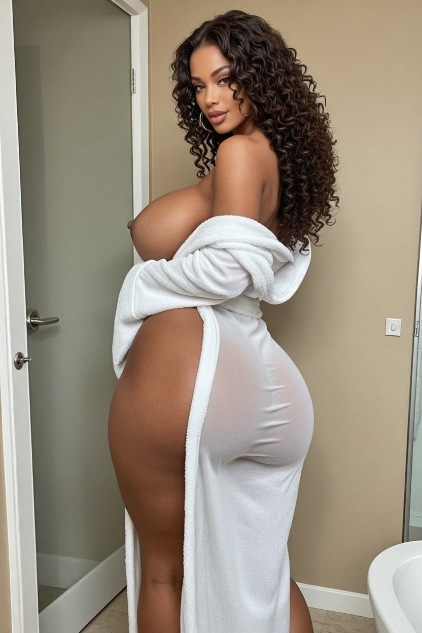 棕色眼睛, Oversized Colossal Ass, Huge Ass AI黃片