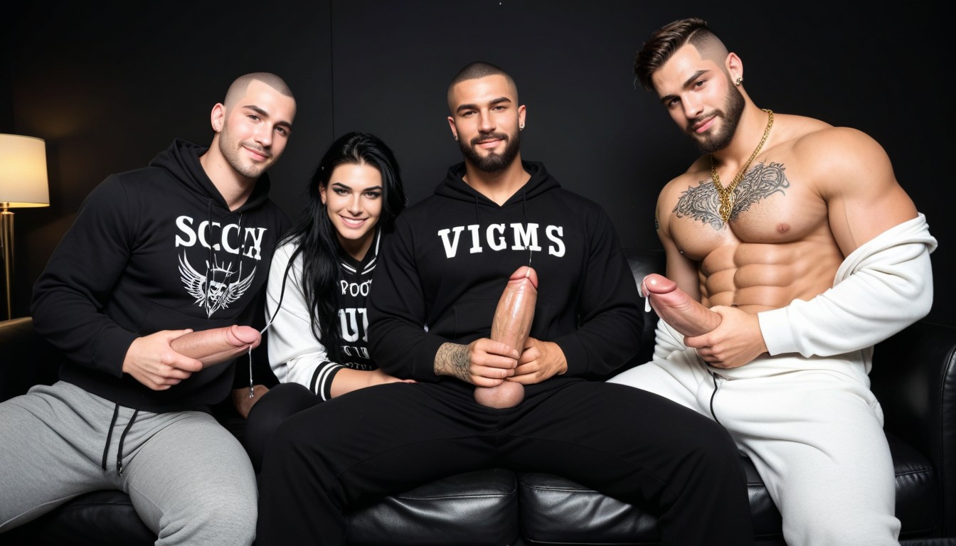 Lightning Tattoos, Venezolano, Piercings AI Gay Porn