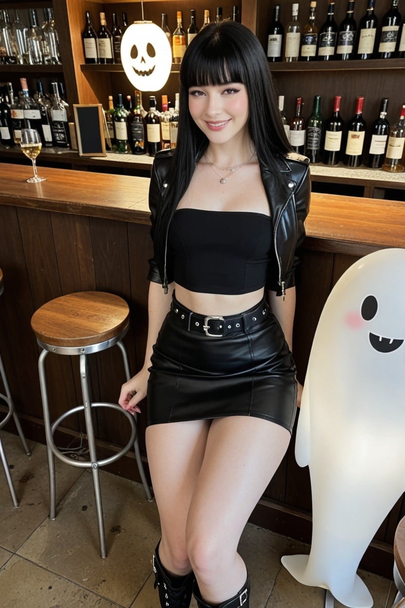 18+, Black Hair, Full Body View AI Porn