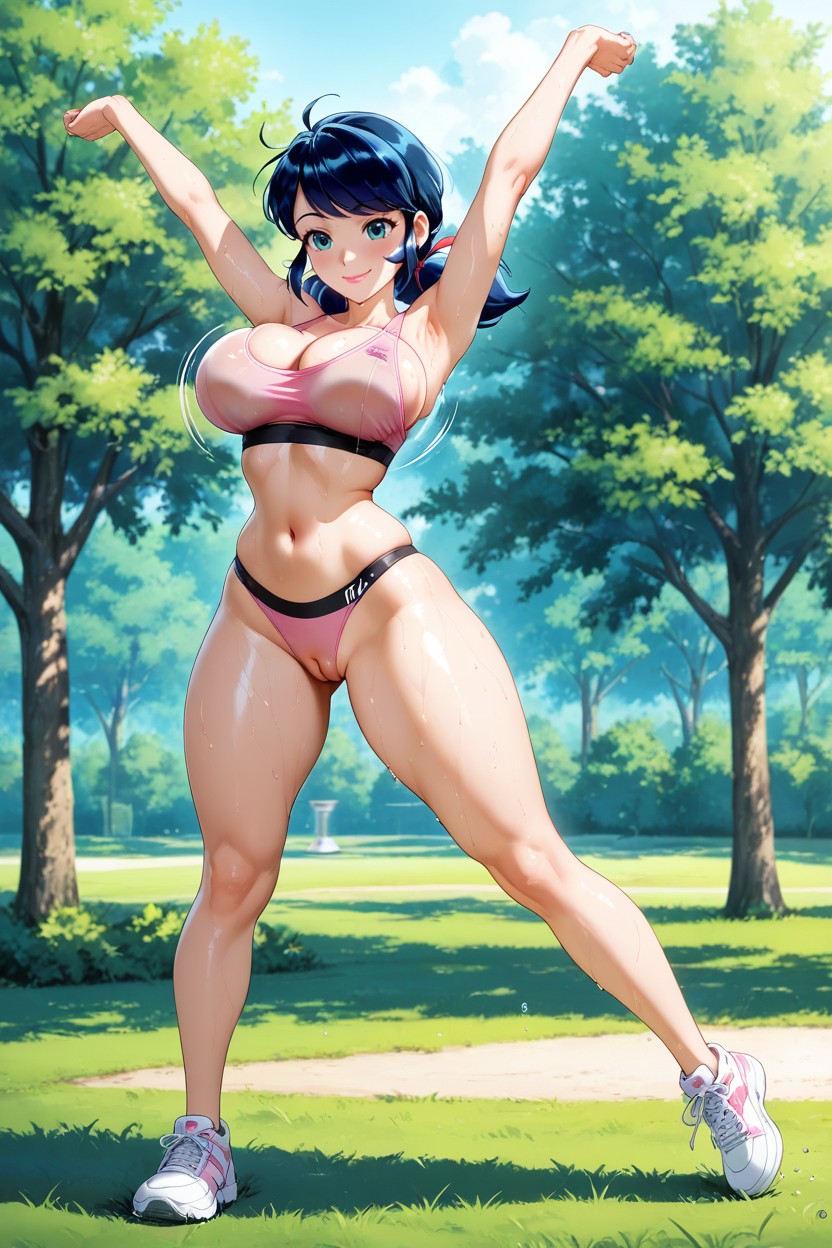 Wet, See-through, Feminine Hentai AI Porn