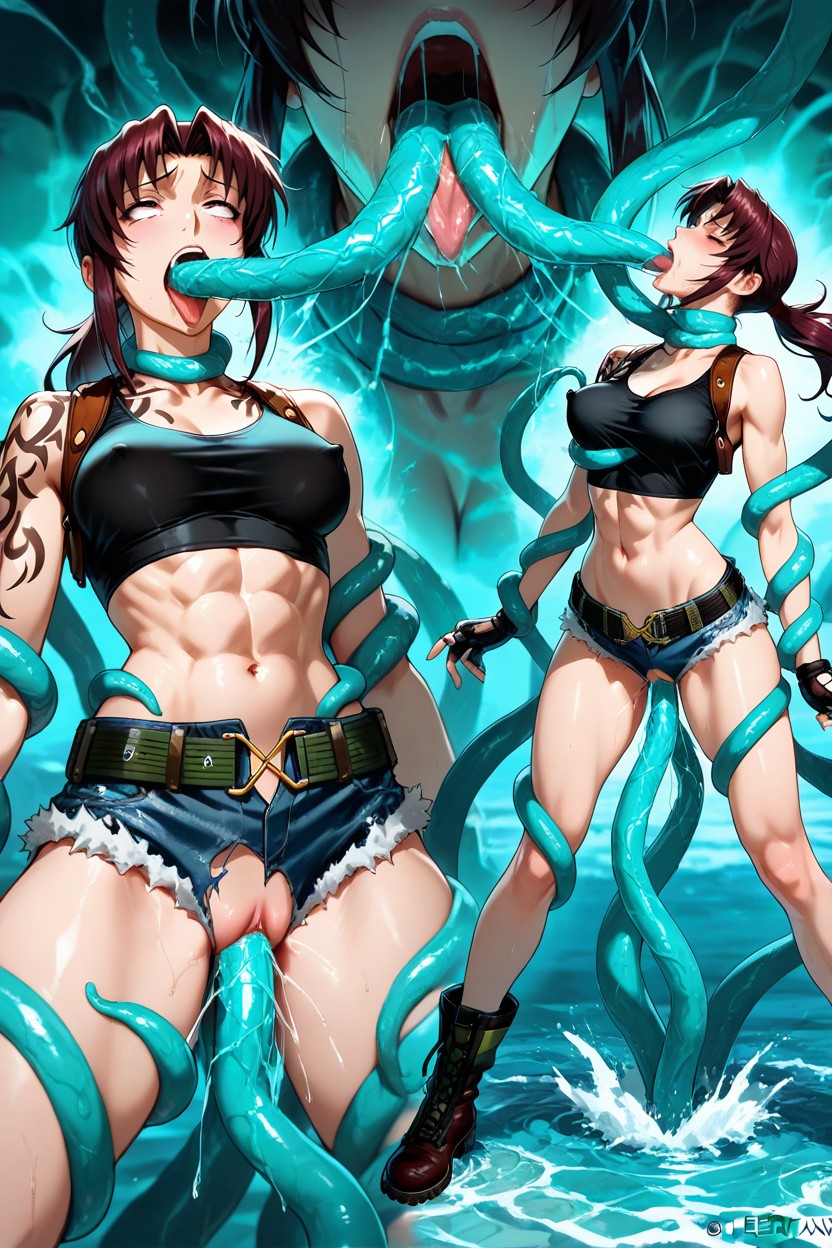 Masterfully Elegant And Dynamic Linework, Sad, Bare Feets Hentai AI Porn