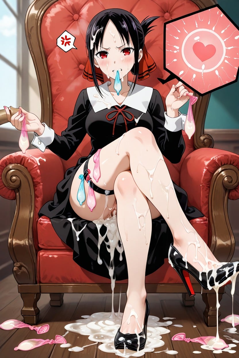 Cum On Shoes, Excessive Cum, Medium Ass Hentai AI Porn