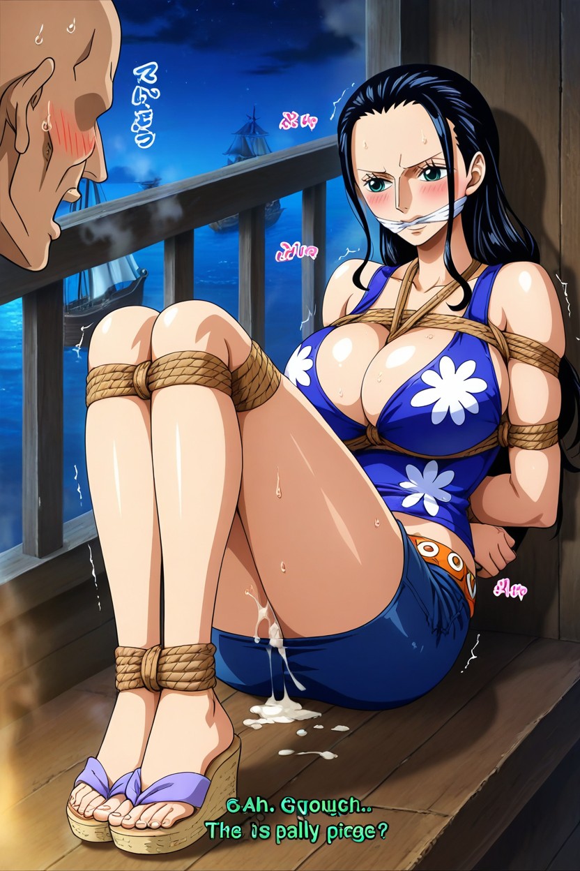 Laying, Full Body, Trying To Break Free Hentai AI Porn