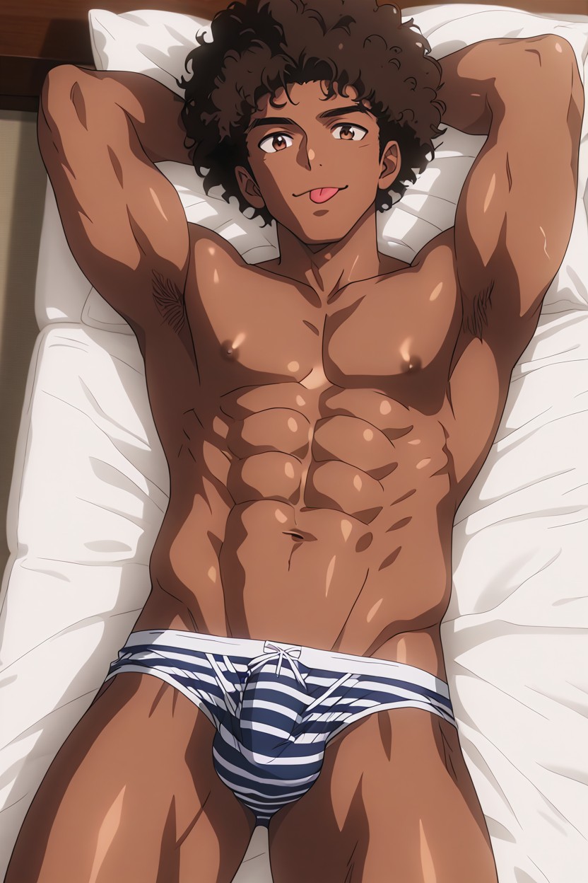 Afro, Quality, Selfie AI Gay Porn