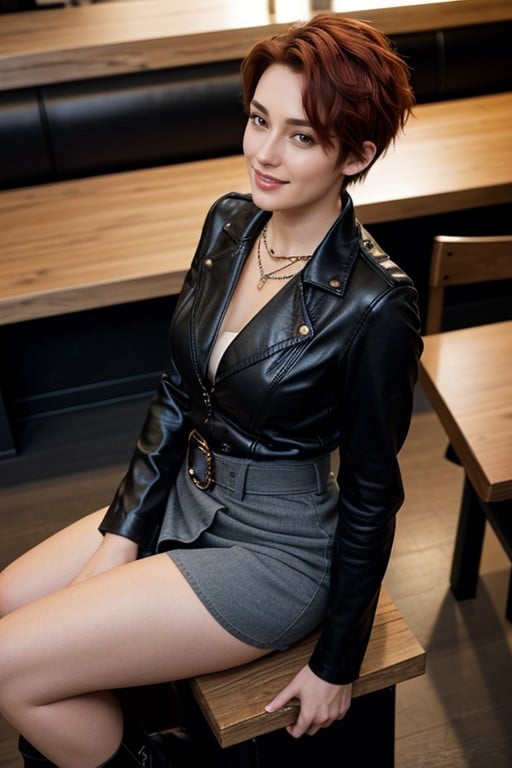 Naked, Crossed Legs, 25+ AI Porn