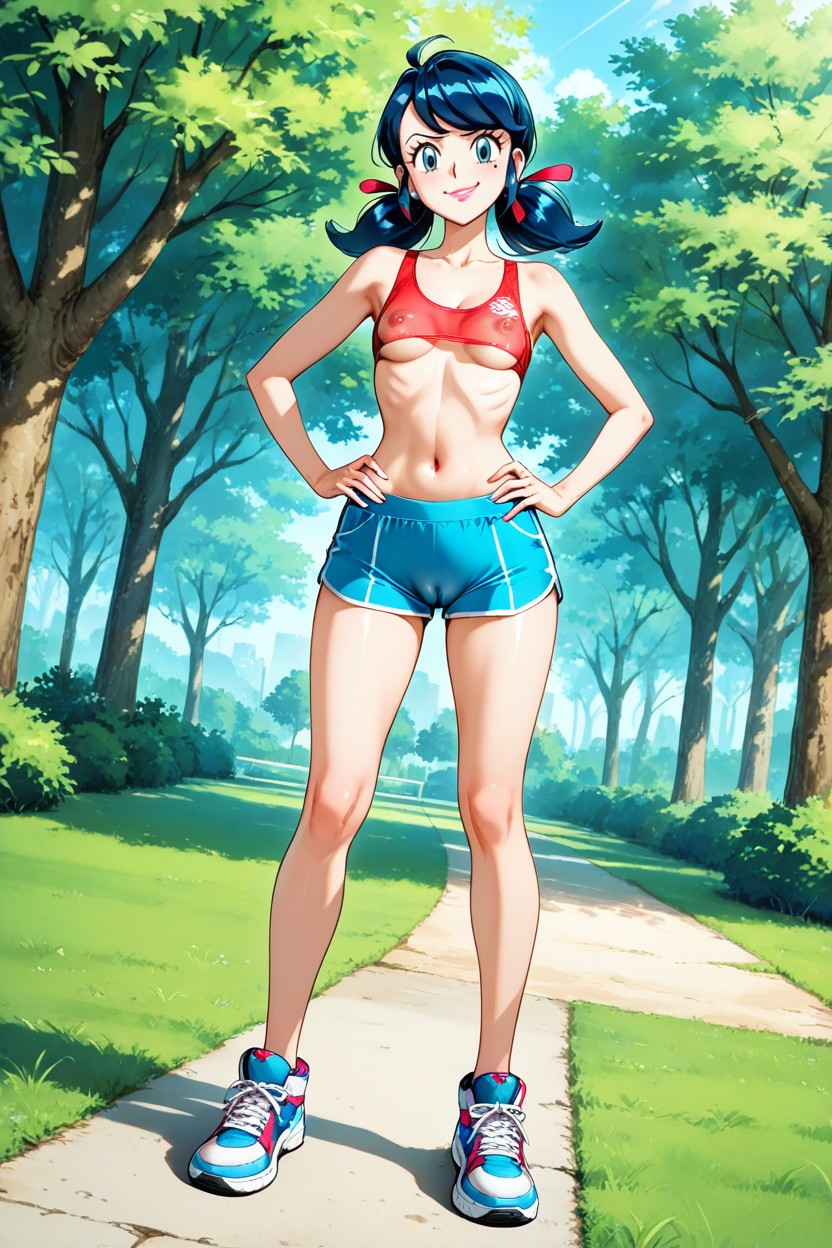 Digital Animation, Pink Nipples, Cameltoe Hentai AI Porn
