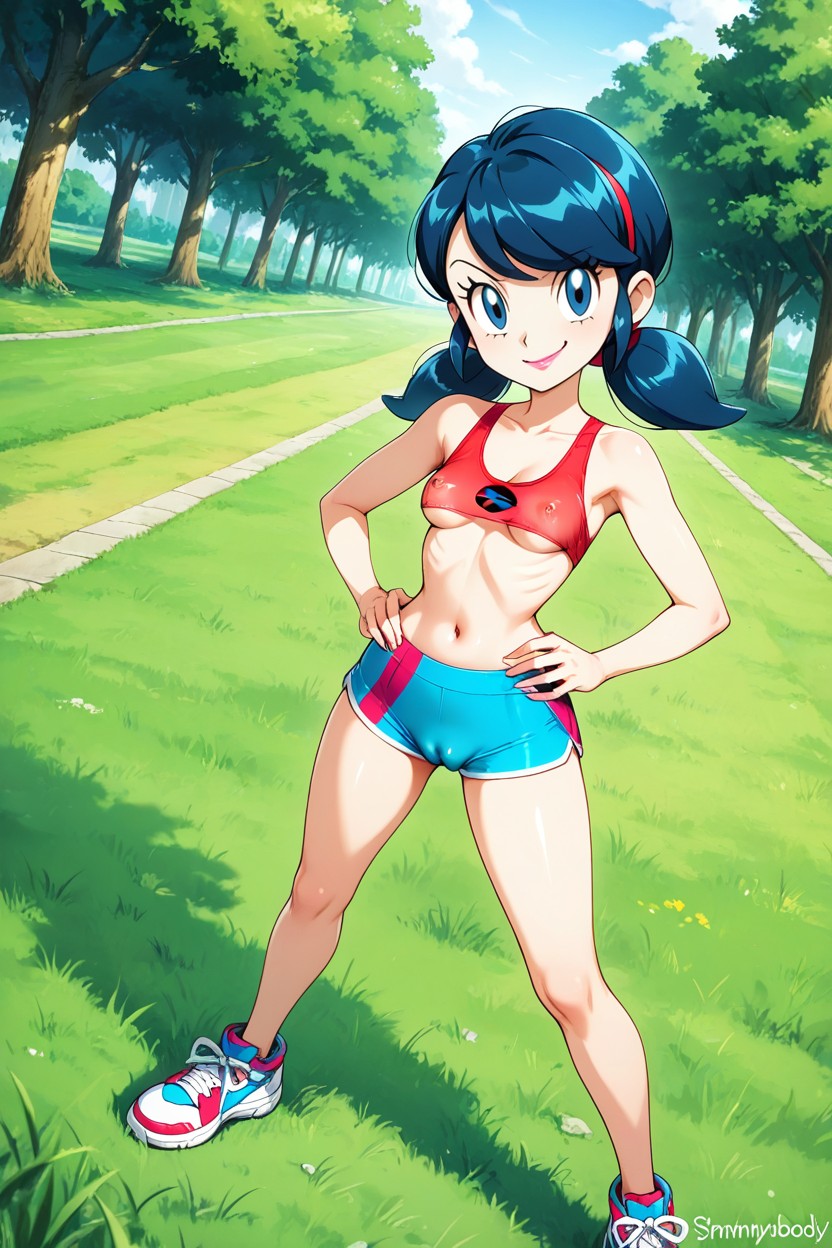 Trees, Standing, Outdoor Hentai AI Porn