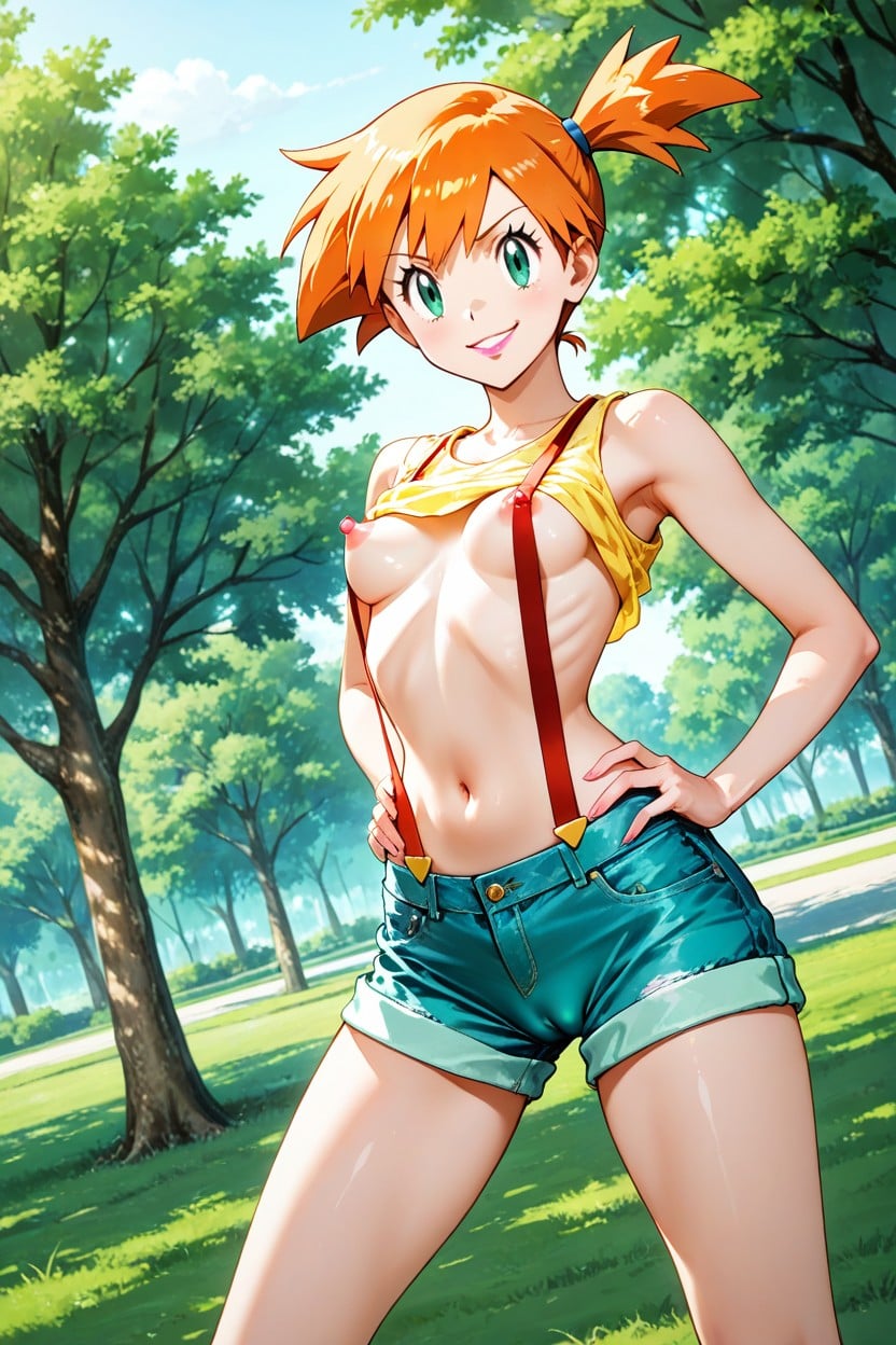 Pin Up, Standing, Front View Hentai AI Porn