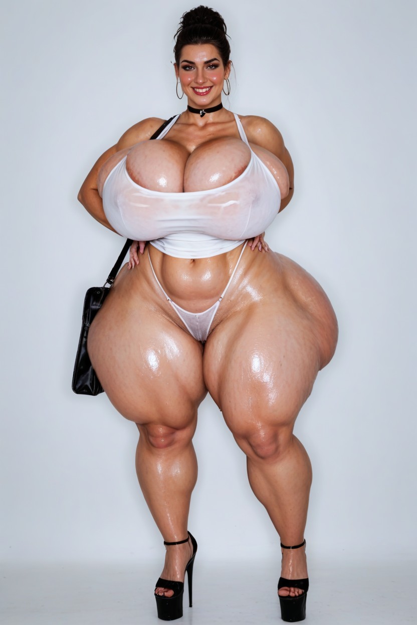 Standing, Slut Clothes, Front View AI Porn