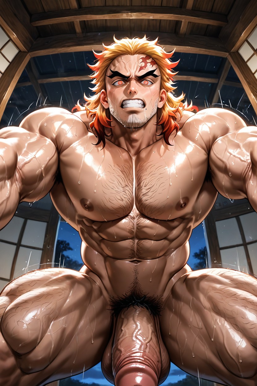 Motion Lines, Broad Shoulders, Close Up AI Gay Porn