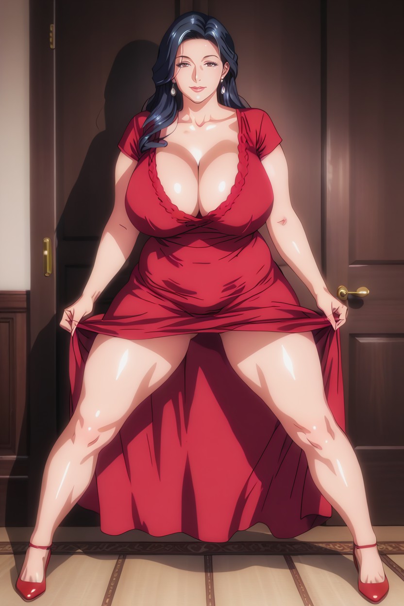 Casual, Earrings, Ultra Realistic Hentai AI Porn